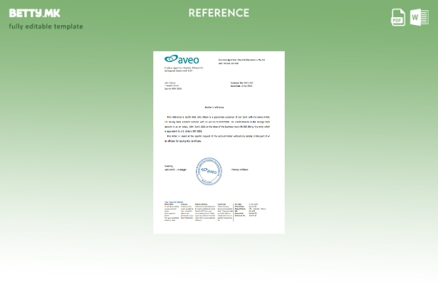 Модерен стил Австралија AVEO референтен шаблон